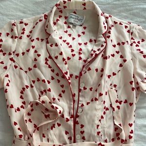 HVN heart dress midi